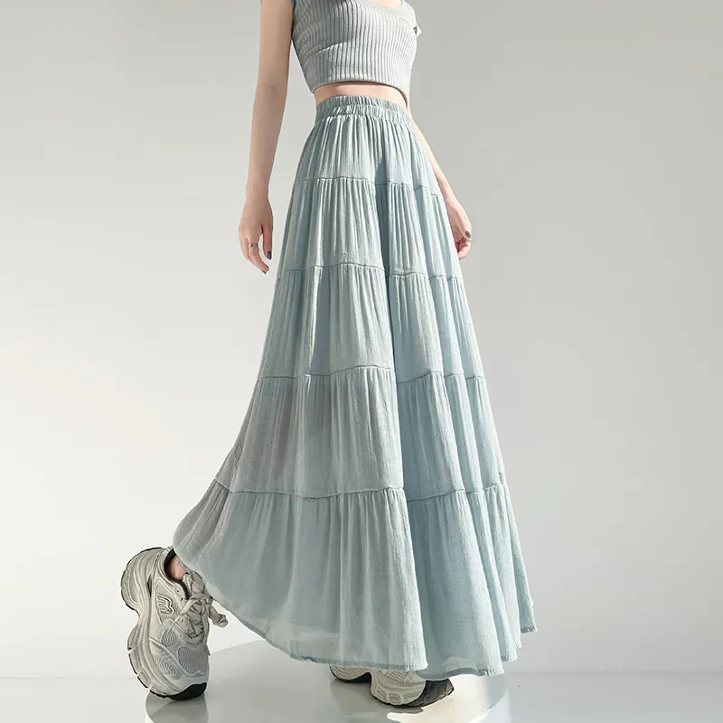 Mm Casual Long Skirts Women's-15