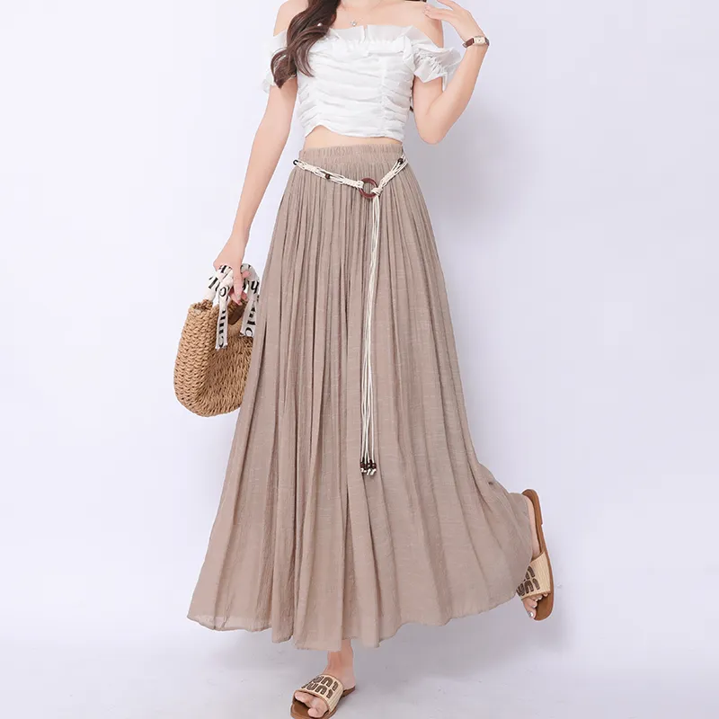 Mm Casual Long Skirts Women's-1