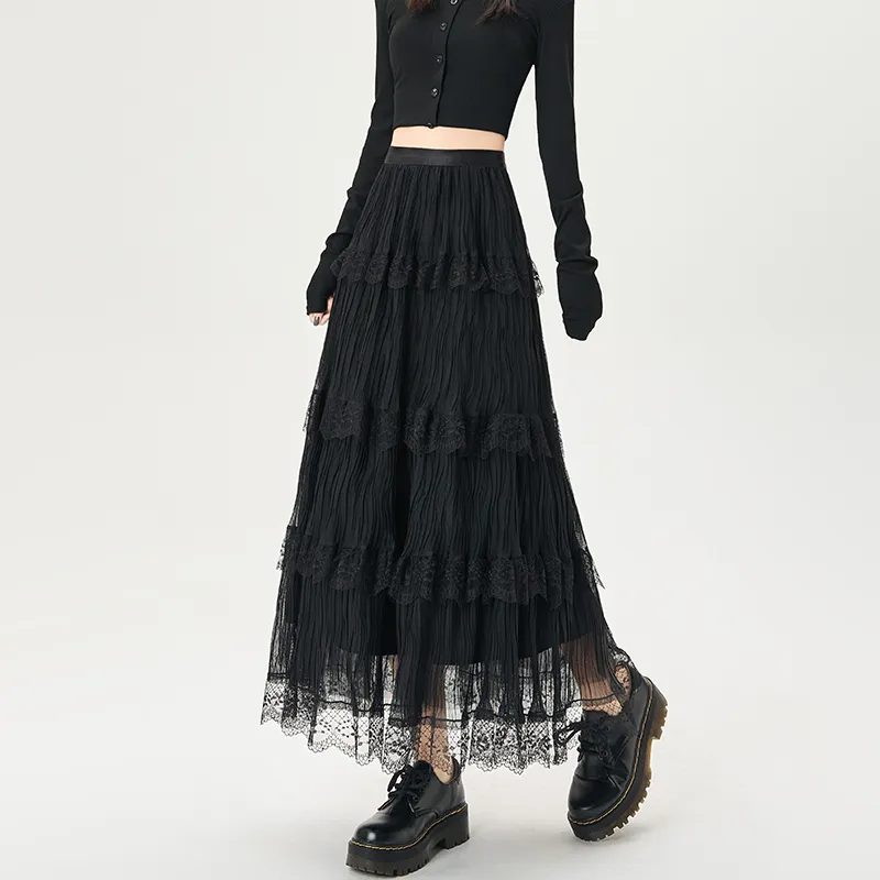 Mm Casual Long Skirts Women's-7