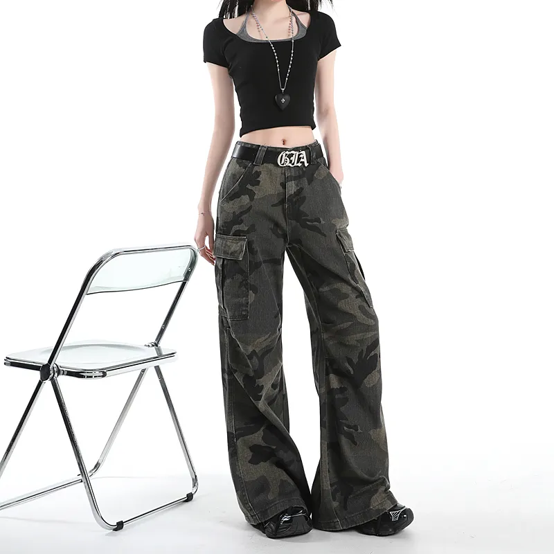 Mm Cargo Pants Women's Army Green-4