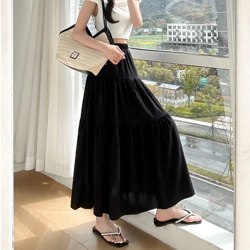 Mm Casual Long Skirts Women's-2