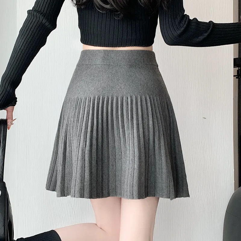 MM Casual Short Skirts For Fall And Winter Women's-22
