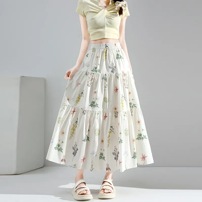 Mm Casual Long Skirts Women's-8
