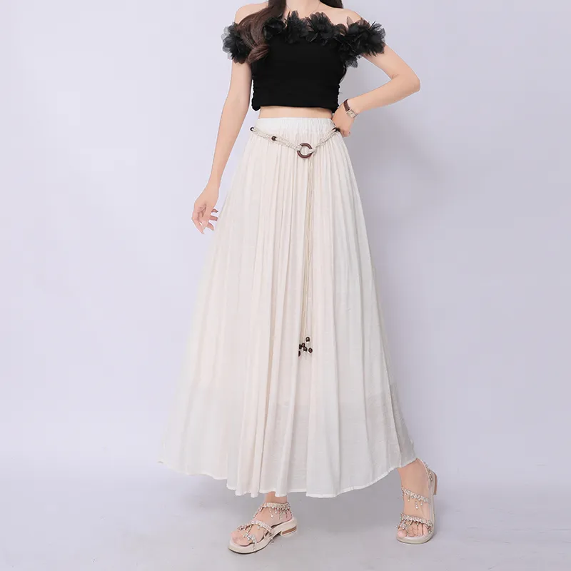Mm Casual Long Skirts Women's-8