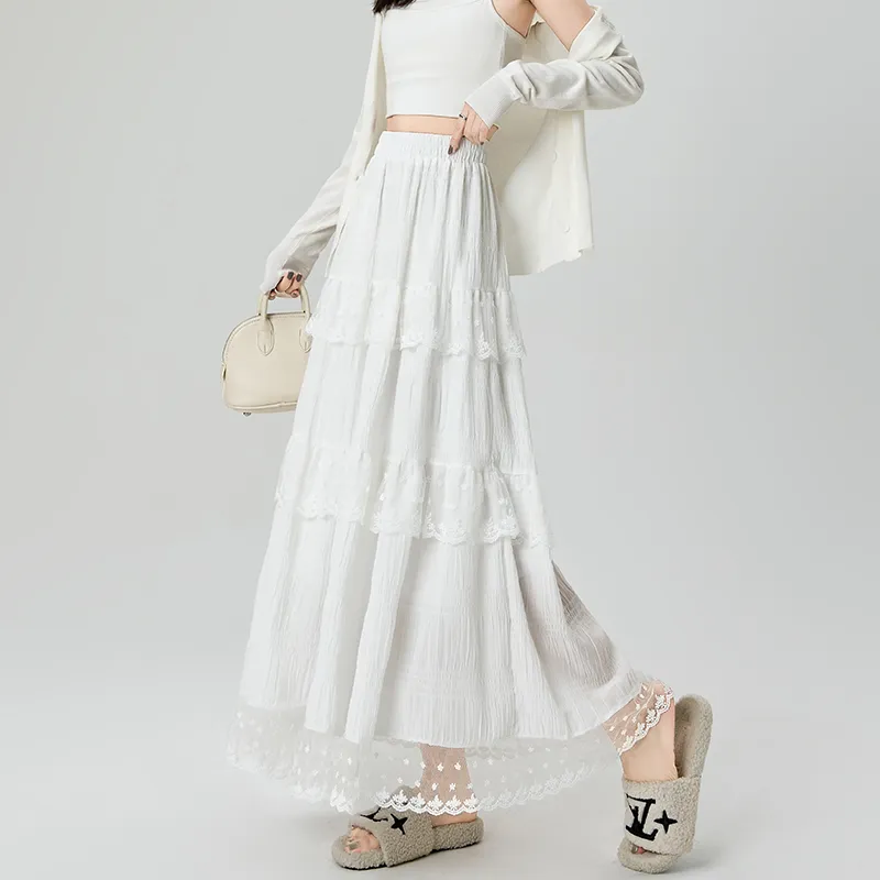 Mm Casual Long Skirts Women's-3