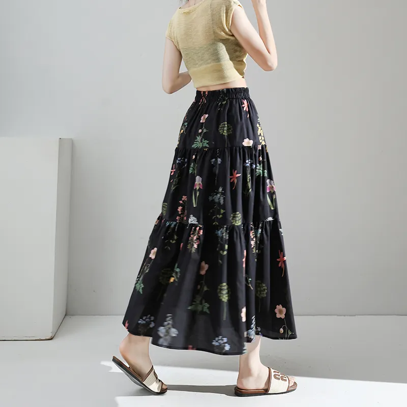 Mm Casual Long Skirts Women's-1