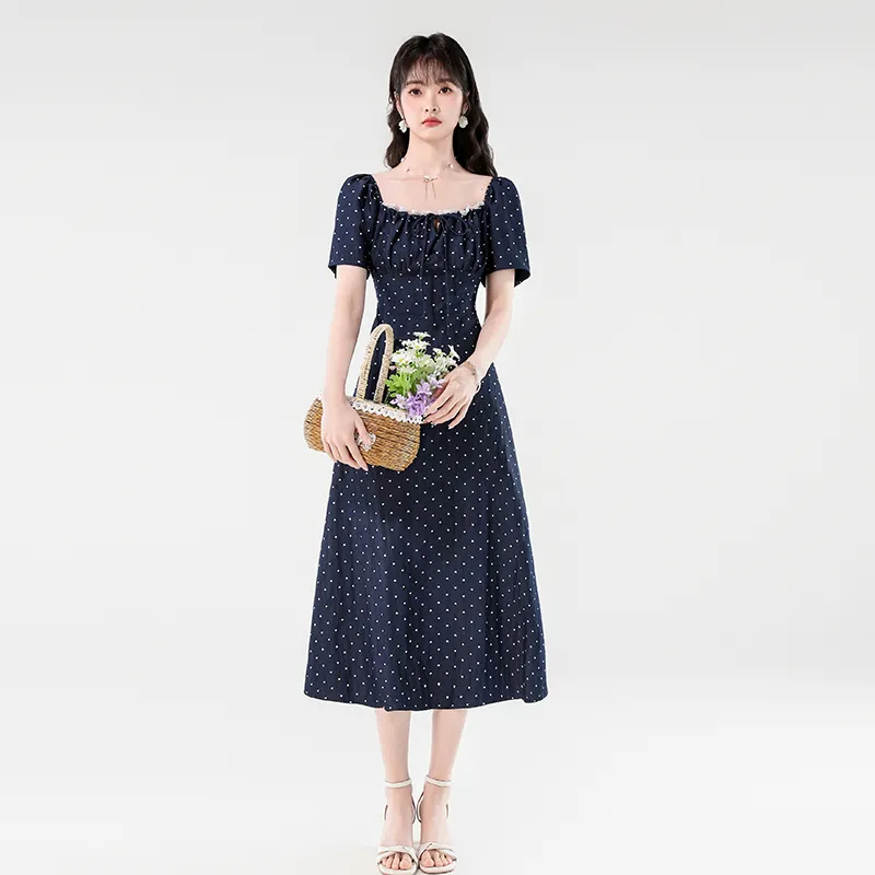 Mm Short Sleeved Dresses Women's Dress-2