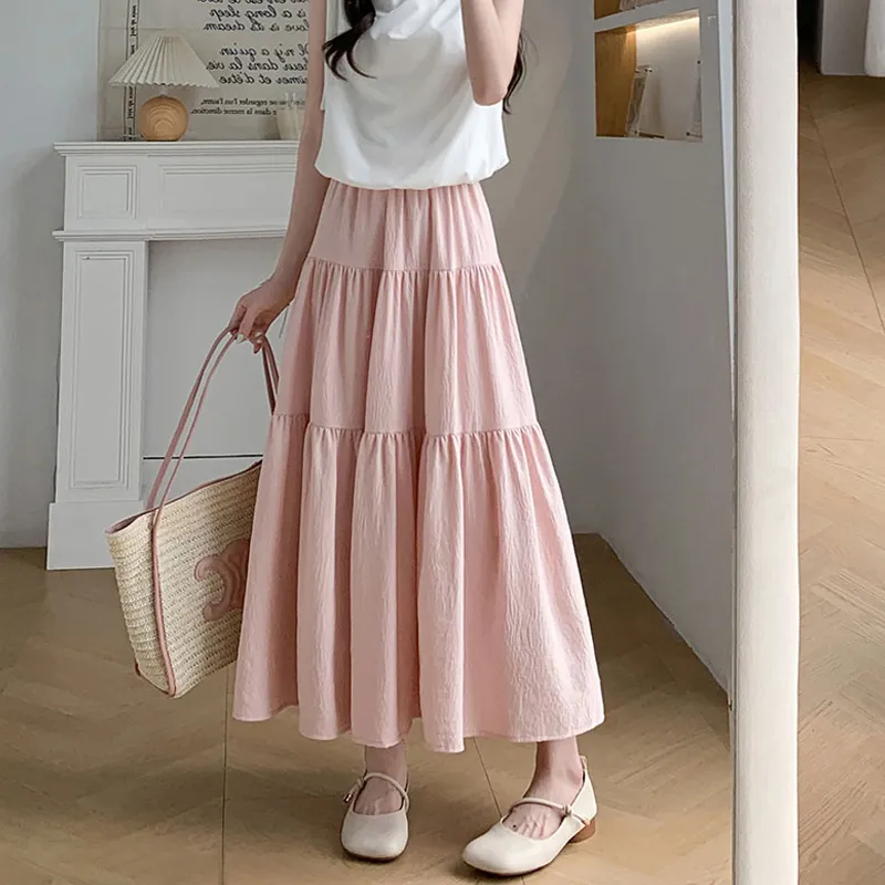 Mm Casual Long Skirts Women's-10