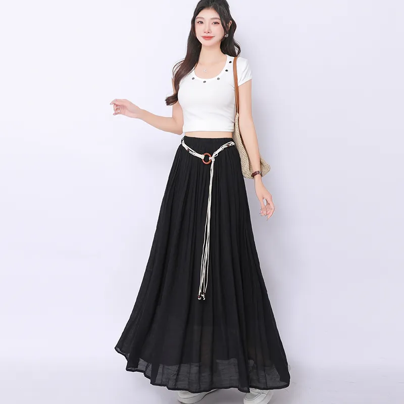Mm Casual Long Skirts Women's-20