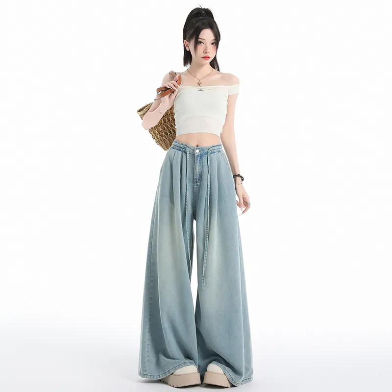 Mm Casual Pants Women's Nostalgic Blue-4