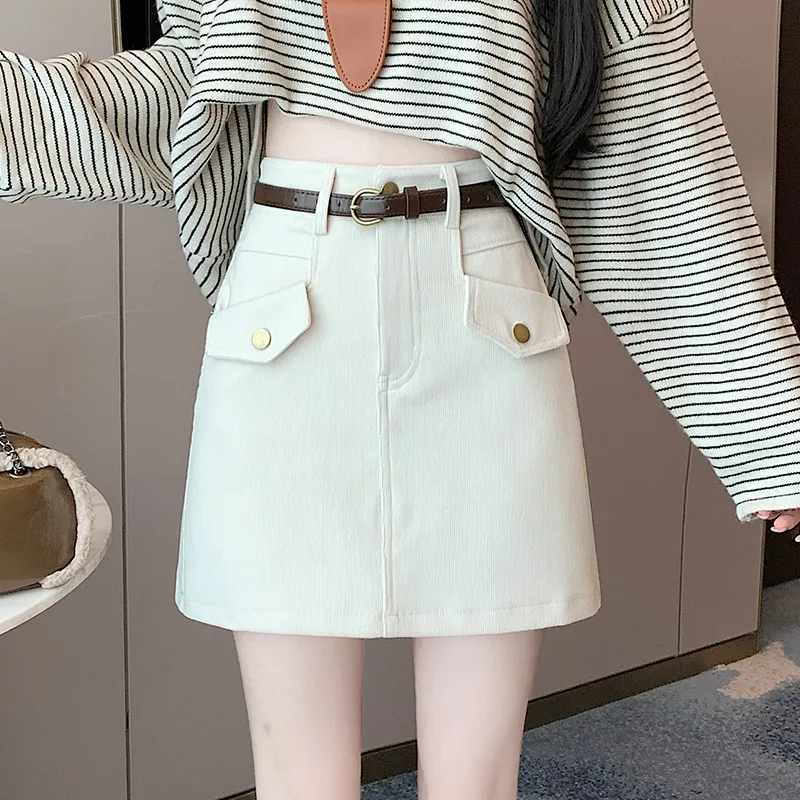 MM Casual Short Skirts For Fall And Winter Women's-9
