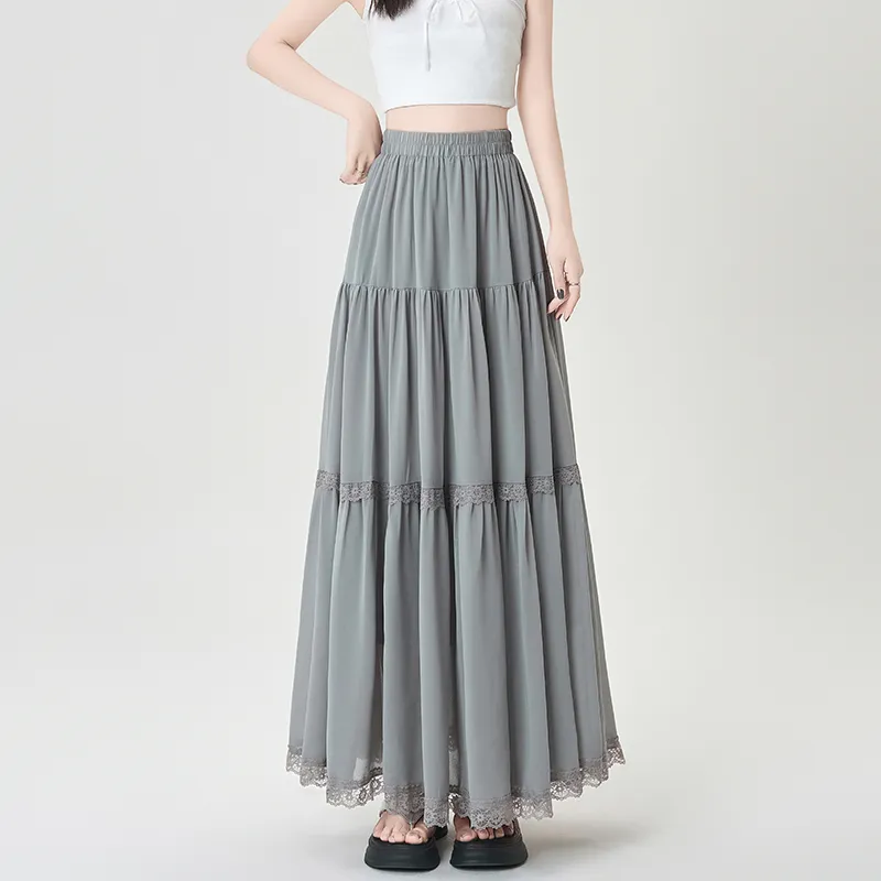 Mm Casual Long Skirts Women's-17