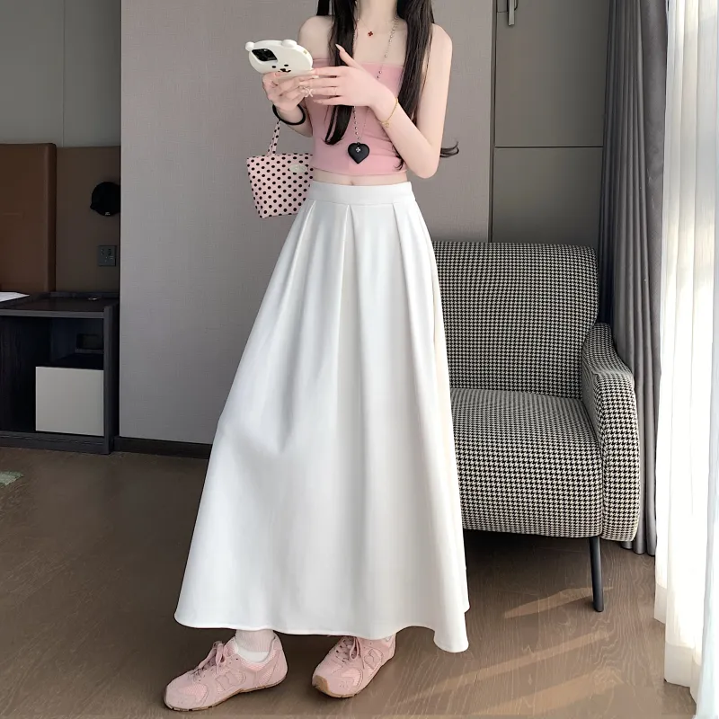 Mm Casual Long Skirts Women's-4