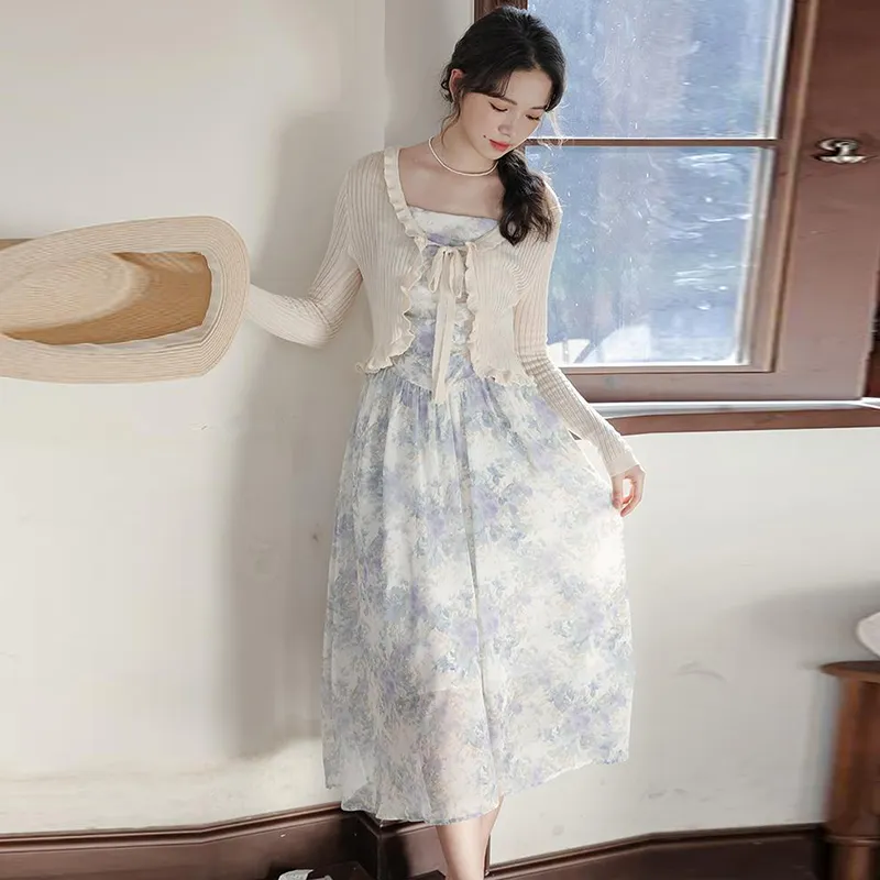 Mm Two Piece Skirt Sets Women's-5