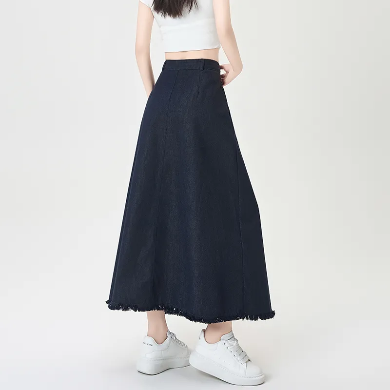 Mm Denim Long Skirts Women's-14