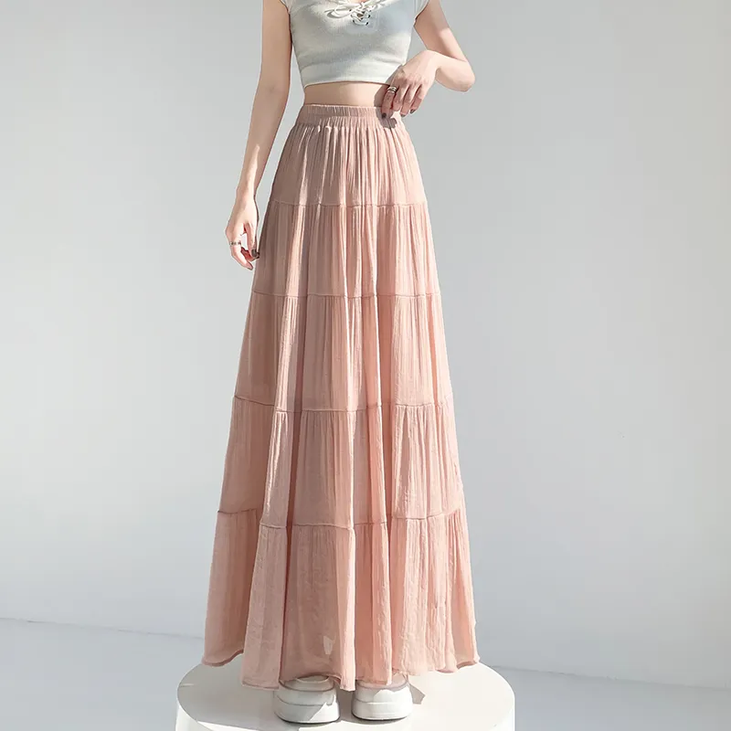 Mm Casual Long Skirts Women's-17