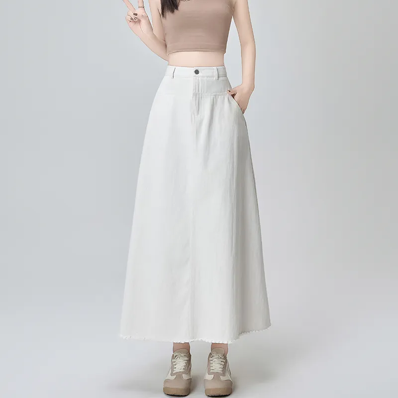 Mm Denim Long Skirts Women's-5