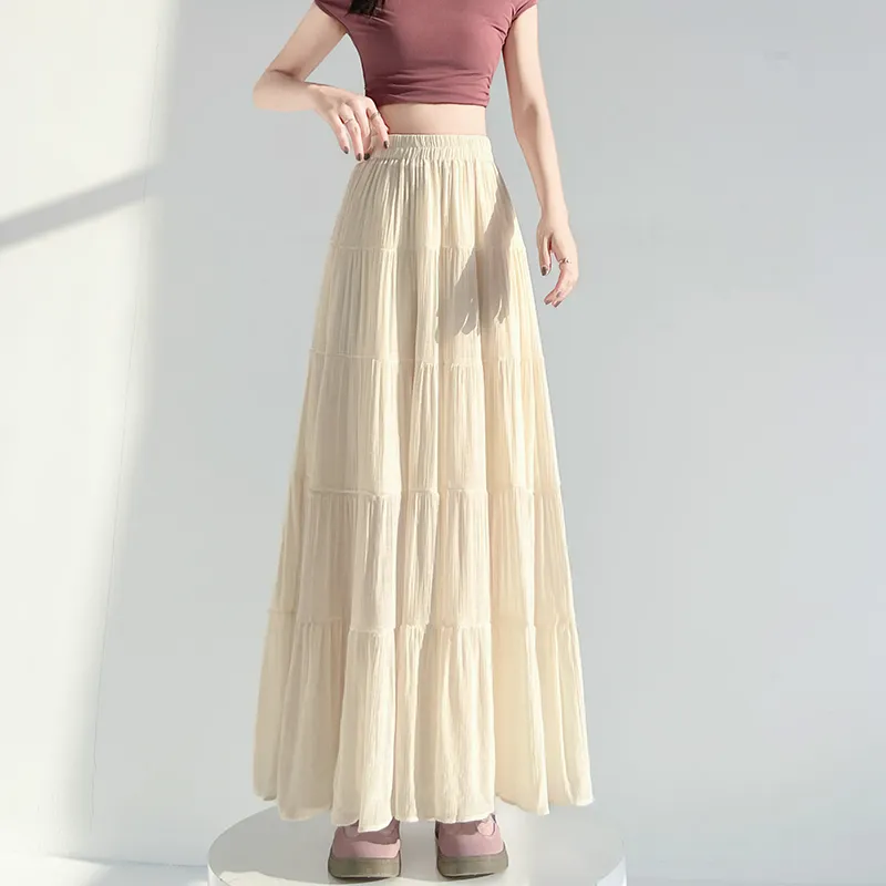 Mm Casual Long Skirts Women's-6