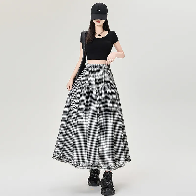 Mm Casual Long Skirts Women's-10