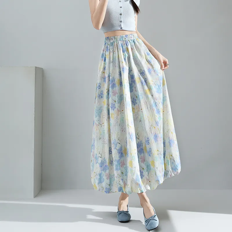 Mm Casual Long Skirts Women's-7
