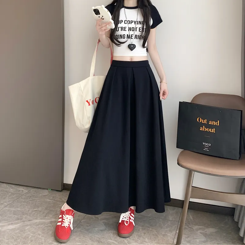 Mm Casual Long Skirts Women's-8