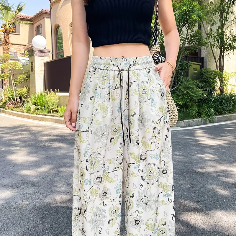 Mm Casual Pants Women's Sunflower-3
