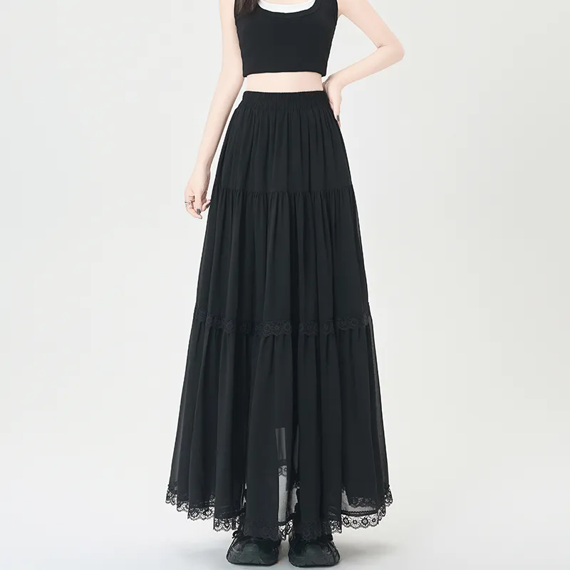 Mm Casual Long Skirts Women's-9