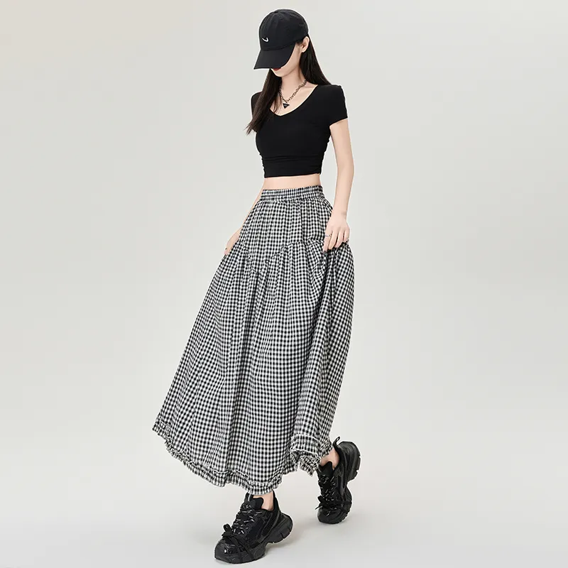 Mm Casual Long Skirts Women's-9