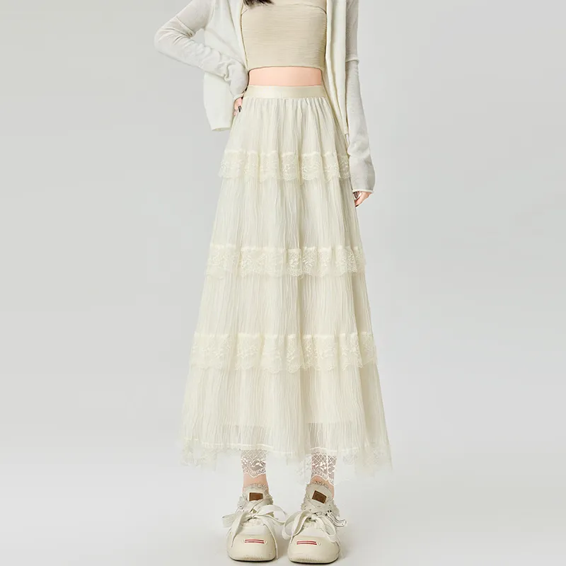 Mm Casual Long Skirts Women's-13