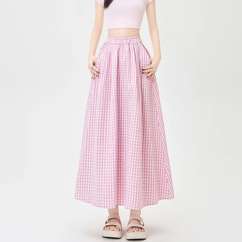 Fashion Casual Long Skirt Women's-22