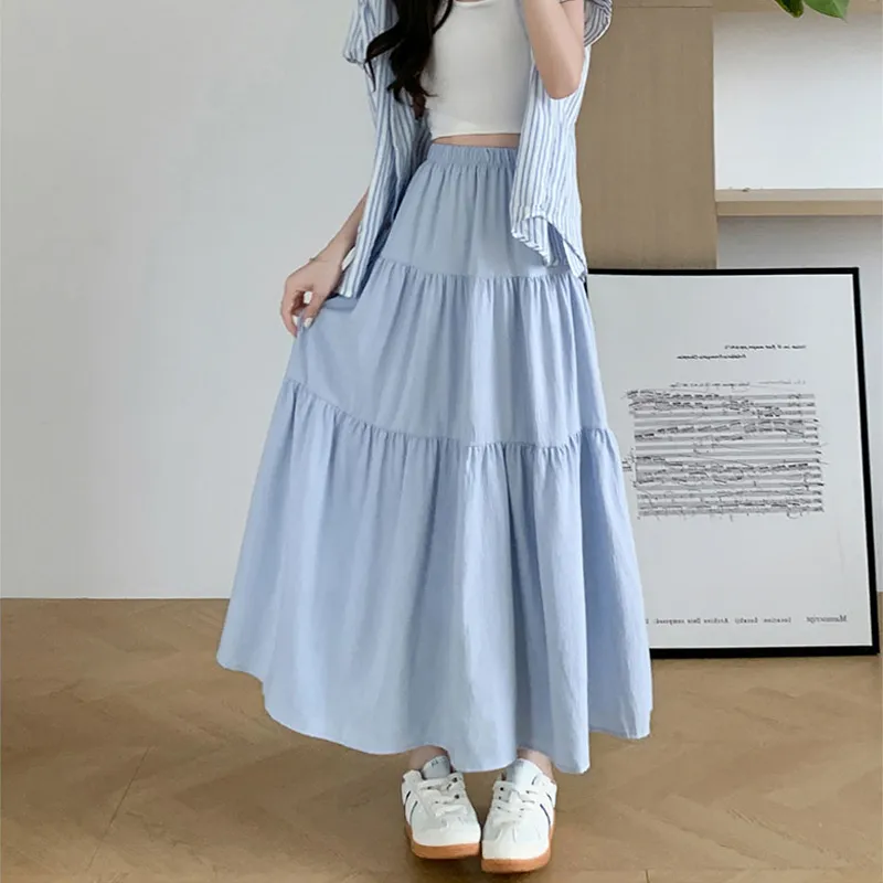 Mm Casual Long Skirts Women's-16