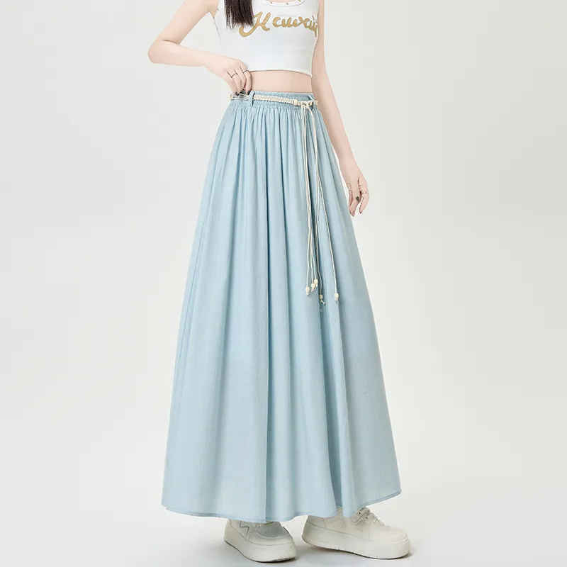 Mm Casual Long Skirts Women's-17