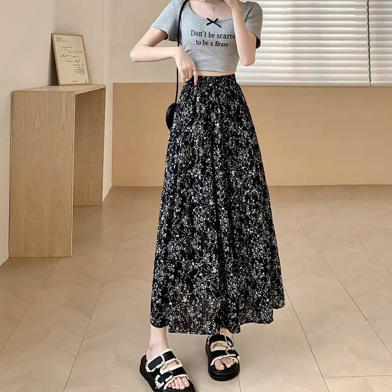 Mm Casual Long Skirts Women's-2