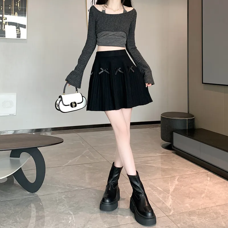 MM Casual Short Skirts For Fall And Winter Women's-9