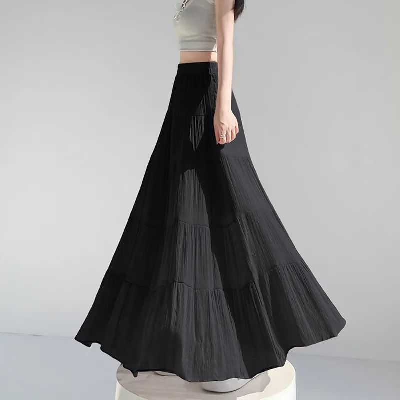 Mm Casual Long Skirts Women's-3