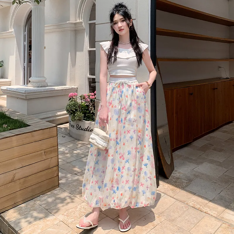 Mm Casual Long Skirts Women's Tulip Skirt-2