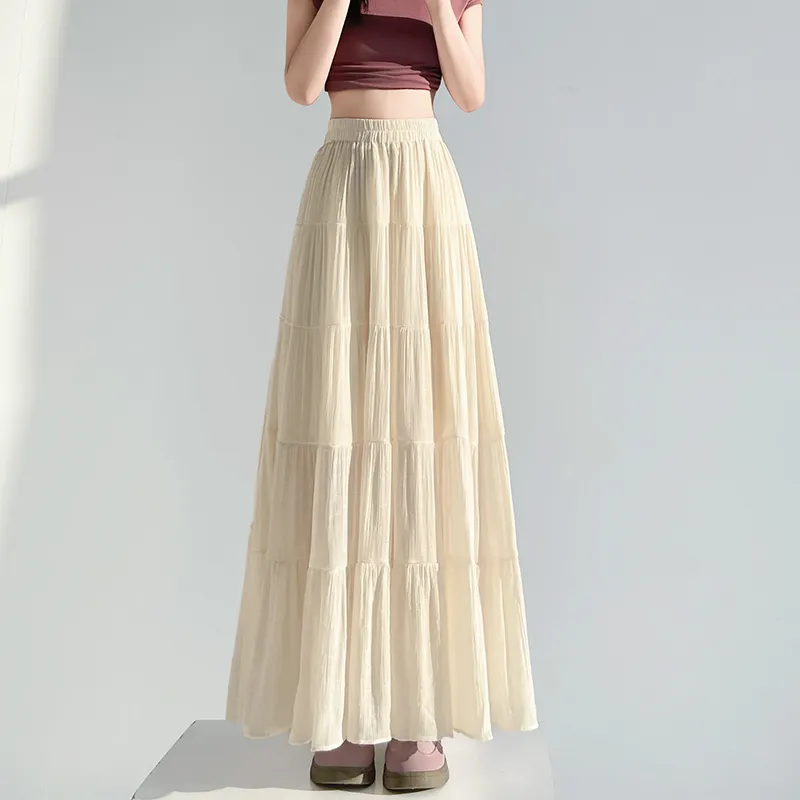 Mm Casual Long Skirts Women's-9