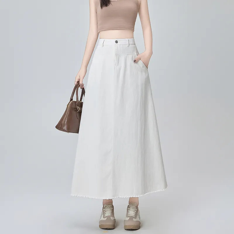 Mm Denim Long Skirts Women's-2