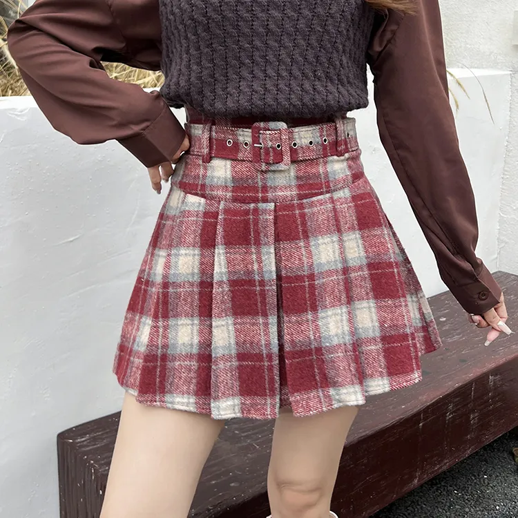 MM Casual Short Skirts For Fall And Winter Women's-2