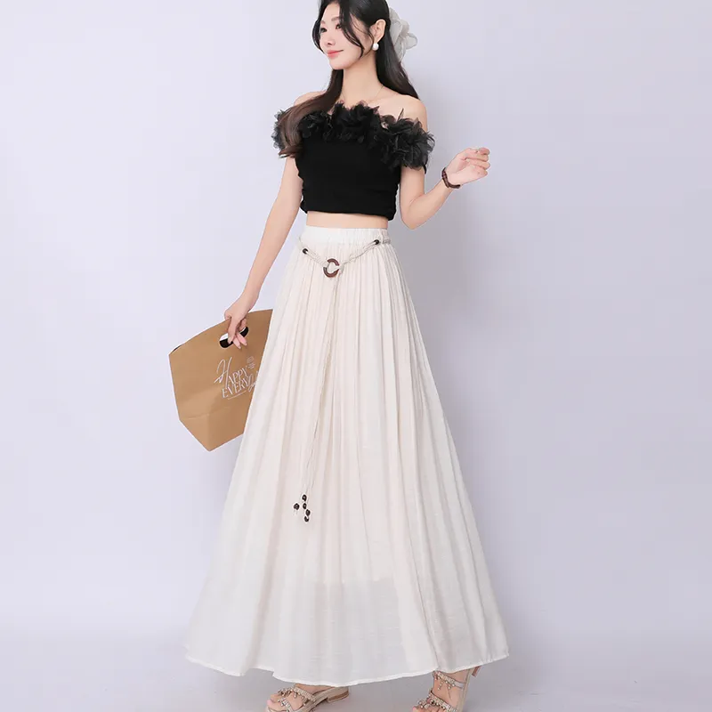 Mm Casual Long Skirts Women's-7
