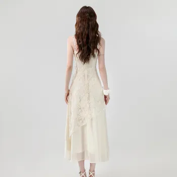 Mm Slip Dresses Women's Apricot
