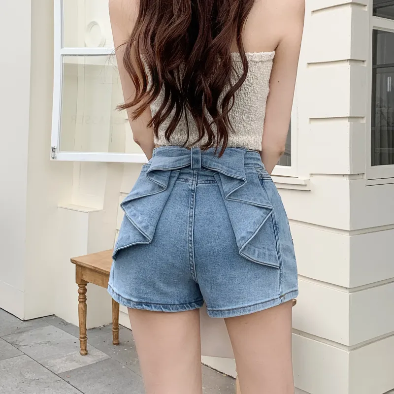 Mm Denim Shorts Women's-5