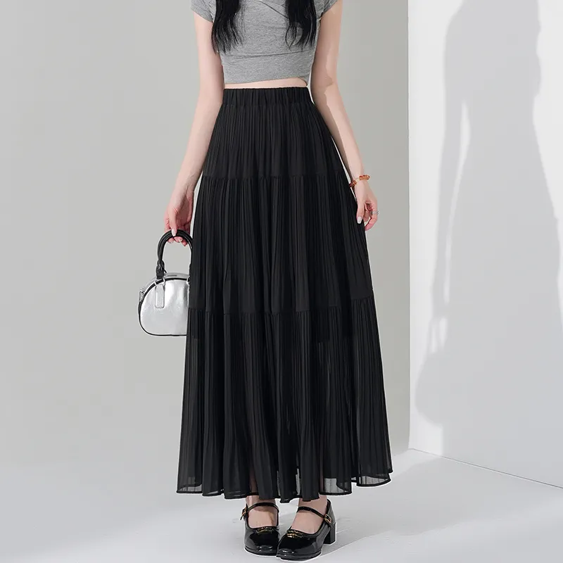 Mm Casual Long Skirts Women's-10