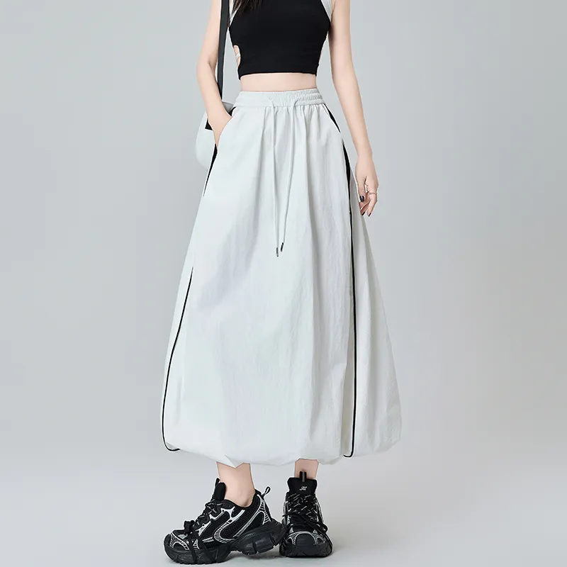 Mm Casual Long Skirts Women's-10