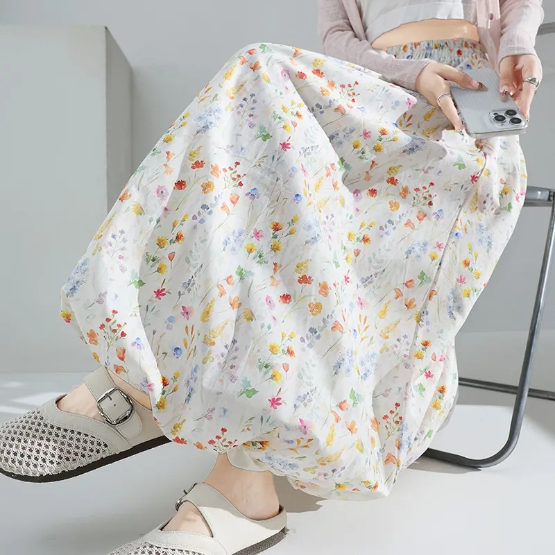 Mm Casual Long Skirts Women's-4