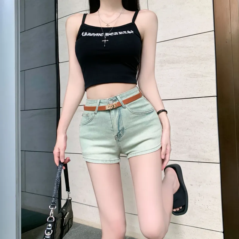 Mm Denim Shorts Women's-3