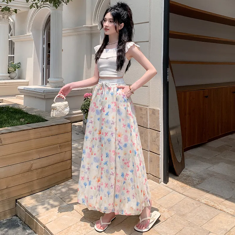 Mm Casual Long Skirts Women's Tulip Skirt-3