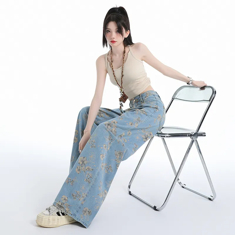 Mm Jeans Women's Blue Pants-4
