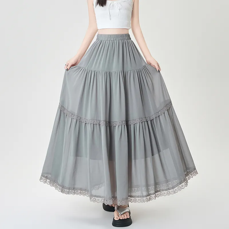 Mm Casual Long Skirts Women's-16