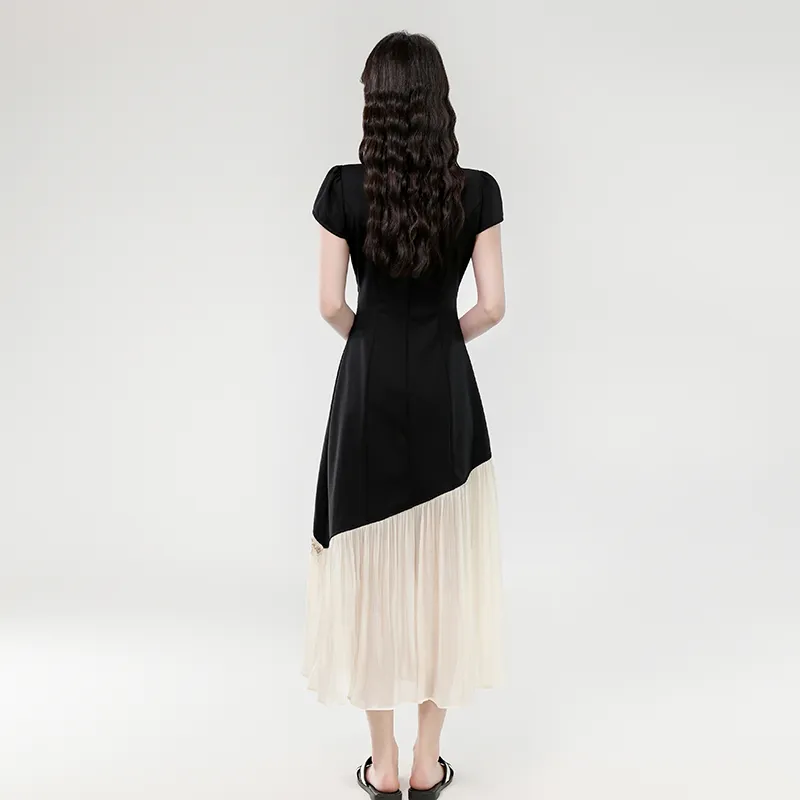 Mm Short Sleeved Dresses Women's Black-4